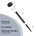 thumbnail image 5 of Mainstays Classic Flare Solar Pathway and Landscape Light, Color Holding LED, 5 Lumens, Black, 1 Light, 5 of 7
