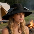 thumbnail image 3 of Stijggn Cooling! Father Day Gifts Fan Hat, Sun Hats for Women Men, Solar Powered Wide Brim Outdoor Bucket Hat Beach Hat, Cooling Fans that Blow Cold Air, Fishing Camping Beach Hats, 3 of 5