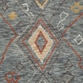 thumbnail image 3 of SAFAVIEH Kenya Leo Braided Abstract Fringe Area Rug, Grey/Multi, 6' x 9', 3 of 3