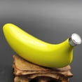 thumbnail image 1 of Botella de Alcohol de Whisky Macarena de cadera 5 oz Forma de plátano, 1 of 8