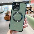 thumbnail image 1 of Electroplated Glitter Super Strong Magnetic Hard Hole Phone Case Suitable For IPhone15Promax/14Pro/13/12Promax/12Pro/11Promax/11 Protective Case, 1 of 5