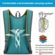thumbnail image 3 of 28 x 13 x 45 cm ultralight backpack for men and women, waterproof, black, 3 of 5