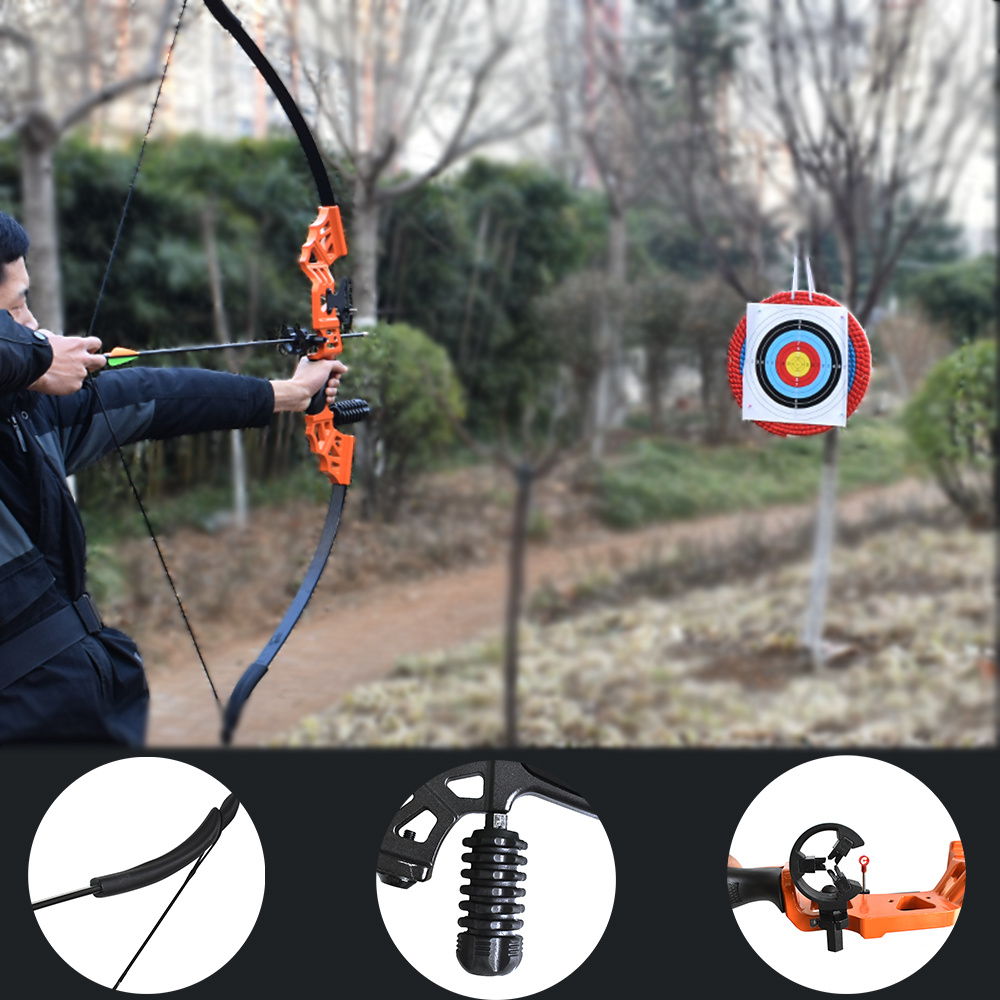 Piaoyu Archery 50" Takedown Bow and Arrows Set for Adults 40lb Metal Riser Right Hand Recurve Bow Kit for Beginner To Intermediate Hunting Target