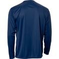 thumbnail image 3 of A4 Men's Cooling Performance Long Sleeve Training T-Shirt Navy S, 3 of 3