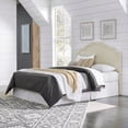 thumbnail image 2 of Provence Off-White Queen Headboard, 2 of 4