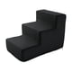 thumbnail image 3 of Rampa para gatos, escalera para perros, cubierta lavable a máquina, cubierta de escalera portátil resistente a arañazos, multifuncional para perros , L 3 Paso Negro, 3 of 8