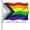 Progress Flag 4x6 Double Sided, variant on Progressive Pride Rainbow Flag Double sided Heavy duty Polyester Fiber, Bright LGBTQ Gay and Bisexual Pride Flag, Outdoor Anti Fading Decoration 