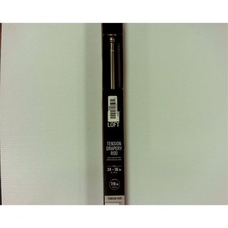 Loft By Umbra Tensa Tensions Rod Set Brushed Nickel 7 8 24x36