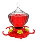 thumbnail image 5 of Comedero para colibríes modelo calabaza | Comedero colgante para flores a prueba de hormigas con 5 puertos de alimentación y foso integrado | Perchas para múltiples pájaros | Comedero para pájaros, 5 of 5