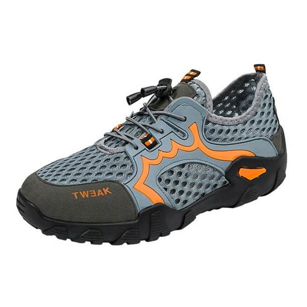 Zapatos De Vadeo Zapatos de agua de playa para hombre, zapatos descalzos de goma suave para vadear en la playa (43 gris) Tmvgtek Para Estrenar