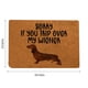 thumbnail image 4 of Fiudx Felpudo Navideño con Diseño Decorativo de Perro, Fácil de Limpiar, Material Antimanchas, Base de Goma Antideslizante, Ideal para Interiores y Exteriores, Decoración para Fiestas, 60 X 90 Cm., 4 of 7