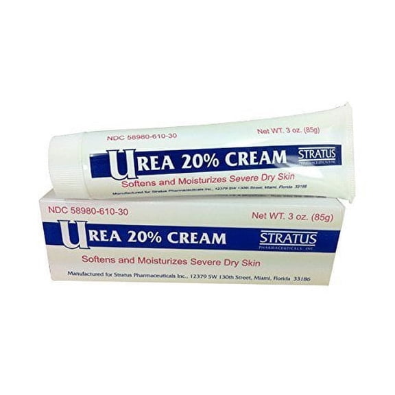 Stratus Urea 20% Cream Softens & Moisturizes Severe Dry Skin, 3oz, 2-Pack