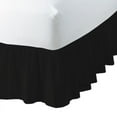 thumbnail image 3 of 100% Egyptian Cotton 1 PCs Ruffled BedSkirt 15 inches (Black,Cal-King ), 3 of 5