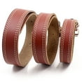 thumbnail image 5 of CoreLife Vegan Leather Dog Collar Premium Walking / Training Padded Dog Collars for Small Medium Large Dogs, 5 of 7