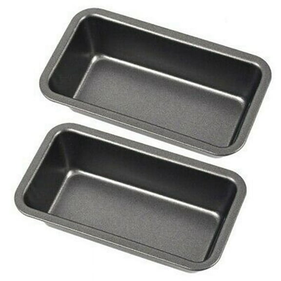 2Pcs Bread Pans for Baking Carbon Steel Loaf Pan Toast Mold