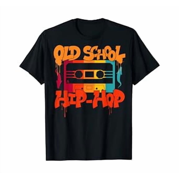 Old School Hip Hop Cassette Retro T-Shirt