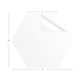 thumbnail image 5 of Koyal Wholesale 2" x  3.5" x 4" Blank Clear Hexagon Acrylic Sheets, Set of 25 Bulk Lucite Tiles, DIY Wedding Place Cards, 5 of 5