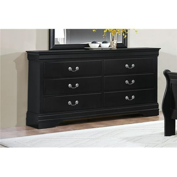 33 x 15.75 x 58.25 in. Mayville Dresser - Black