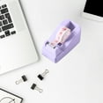 thumbnail image 5 of Herrnalise Cute Desk Tape Dispensers, Office Tape Dispensers, Premium Mini Tape Desktop Tape Dispenser, Non-Skid Base Classic Desktop Tape Dispenser Macaron (Purple), 5 of 6