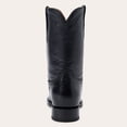 thumbnail image 4 of Men's Stetson Clay Ostrich Boots Handcrafted Round Toe Black, 4 of 8
