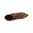 thumbnail image 4 of BLISSFUL STEP Women's Pointy Toe Stiletto Heels Ankle Boots Leopard 9, 4 of 8