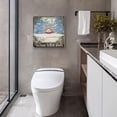 thumbnail image 4 of Funny Cat in Bathtub Vintage Bathroom and Bathtub Metal Tin Sign Decor Cat Lovers Gift Farm Home Bar Bathroom Man Cave Retro Wall Art Poster Sign Accessories 12x12 Inches, 4 of 5