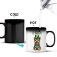 thumbnail image 3 of Happy St. Patrick’s Day Yorkshire Terrier with Green Hat Shamrocks Rainbow Heat Color Changing Mug Yorkie Dog Lover Gifts Magic Coffee Mug - 03007, 3 of 4