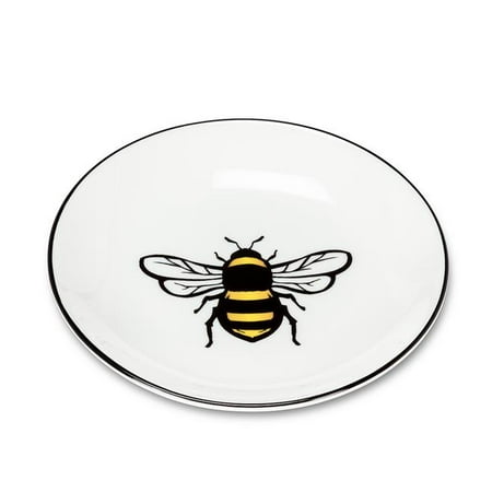 

Abbott Collection AB-27-BUZZ-DISH 5 in. Bee Pin Dish White & Black