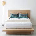 thumbnail image 6 of Yayeee Pillowcase Standard Size Set of 2 Satin Wrinkle Resistant Pillow Case, Black Marble, 6 of 7