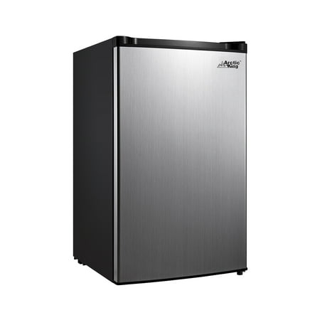 Arctic King 4.4 Cu Ft One Door Mini Fridge ARM044S1ARSV, Stainless