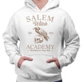 thumbnail image 2 of Witch Academy Hoodie Sweatshirt Unisex 4X-Large White, 2 of 5