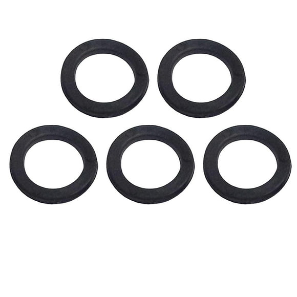 Arandelas de goma de 2,5 cm, paquete de 5 sujetadores, entrenamiento, ejercicio, gimnasio, junta de tuerca de barra, anillos Clips de barra, DYNWAVEMX anillos de goma