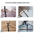 thumbnail image 4 of Shisuyan Space Optimization Hanger Connector 30Pcs 17.7X0.7X0.1In, 4 of 9