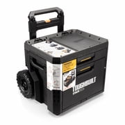 ToughBuilt StackTech 2-Drawer Rolling Locking Box, Portable Tool Storage & Organizer