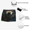 thumbnail image 6 of Daiia Vintage Wolf Warrior Men's Underwear Boxer Briefs, Cotton Stretch Moisture-Wicking Underwear-Large, 6 of 9