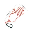 thumbnail image 2 of Gloves Support Holder, Gloves Hanger Stretcher Keeper, Portable Golf Gloves Shaper Tool with Carabiner, Gloves Support Frame for Men Women Golfer, 2 of 8