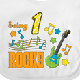 thumbnail image 4 of Inktastic Being One Rocks First Birthday Boys or Girls Baby Bib, 4 of 4
