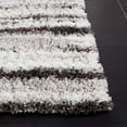 thumbnail image 3 of SAFAVIEH Berber Jaslyn Abstract Shag Area Rug, 5'5" x 7'7", Grey/Dark Grey, 3 of 8