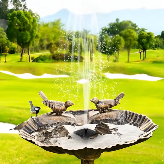 LAMIRO Solar Water Fountain Pump Solar Fontein Bird Fountain Water Floating Fountain Pond Garden Patio Decor Lawn Decor