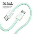 thumbnail image 5 of Liquipel Powertek Pastel Braided USB-C to USB-C - Mint, 5 of 7