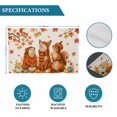 thumbnail image 6 of Fall Placemats Set of 6, Thanksgiving Autumn Farmhouse Vintage Harvest Washable Wipeable Table Mats for Dining Tables, Indoor Outdoor Kitchen Place Mats for Holiday Party Table Decor, 6 of 9