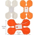 thumbnail image 2 of NOGIS 12PCS Four Leaf Clover Paper Garland 118ft Orange Beige Party Streamers Tissue Flower Reusable Hanging Banner for Valentine Wedding Baby Shower Home Party Backdrop Decoration, 2 of 7
