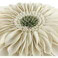 thumbnail image 5 of Vorkoi 3D Sunflower Handmade Throw Pillow Covers Decorative Floral Pillowcases Cushion Covers for Couch Living Room Home Decor Creamy 18x18 In, 5 of 12