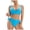 Blue, variant on Womens High Waisted Thong Bikini Sets Sexy Brazilian Triangle Top Deep V Neck Two Piece Swimsuit Bathing Suits (Yellow, XL)