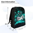 thumbnail image 3 of Geometry Dash Backpacks Bookbag Casual Daypack Backpacks for Travel Camping Hiking, 3 of 6