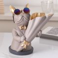 thumbnail image 3 of Jarrón de resina Perfecl Estatua Chic Ornamento para Oficina Decoración Gris, 3 of 7