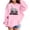 1-Pink1732, variant on WOYY Girls Cute Graphic Hoodie Long Sleeve Hooded Sweatshirt Pullover, Sizes 2-14