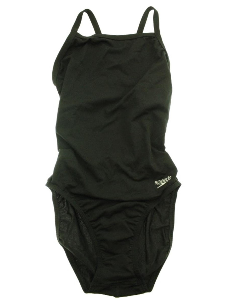 Speedo Womens Contrast Trim Cheeky OnePiece Swimsuit