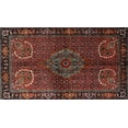 thumbnail image 1 of Ahgly Company Indoor Rectangle Traditional Brown Persian Area Rugs, 6' x 9', 1 of 6