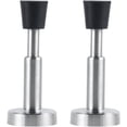 thumbnail image 1 of Butée Hydraulique pour Porte - Acier Inoxydable 103mm avec Caoutchouc, Réglable 0-83mm, Installation Double : Vis & Auto-Adhésif, Argent/noir/or, Résistant aux Rayures, Protection Murale & Panneau de Porte, Lot de 2, 1 of 6